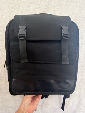 Targus Multi Copartment Backpack Laptop Bag Travel Carry On Black